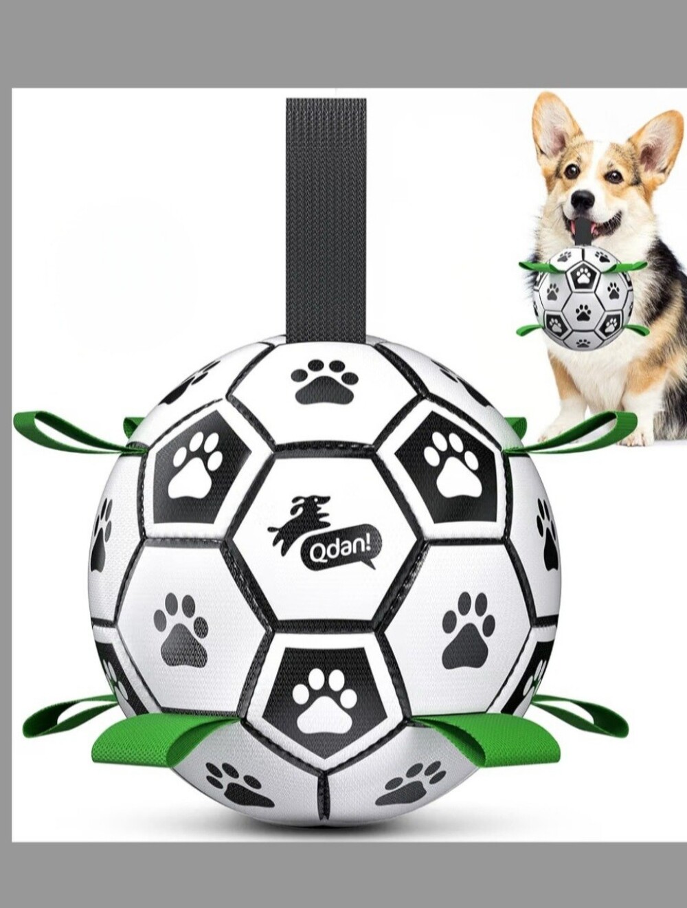 🐾 NEW Durable Dog Soccer Ball 6"